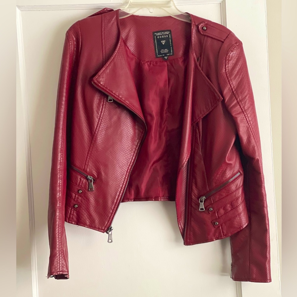 GUESS leather jacket